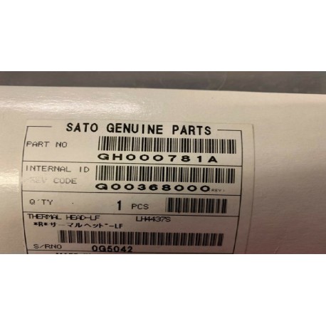 New Sato GH000781A-B for M8480S Thermal Printhead 203dpi