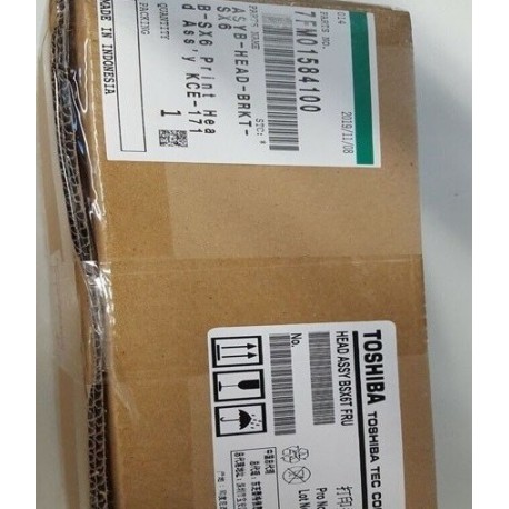 New Toshiba 7FM01584100 Thermal Printhead 300DPI B-SX6T- Original